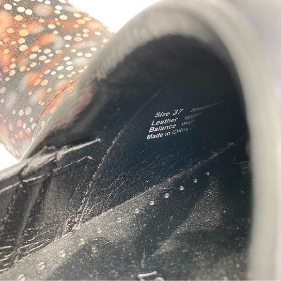 Dansko Leather Polka Dot Dewdrop Slip On Comfort Clogs Work Shoes Size 6.5-7 - Picture 3 of 9